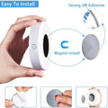 Verthara Rechargeable LED Puck Light With Touch Control – Dimmable - Wireless - Compact Design - White Light - Easy Installation