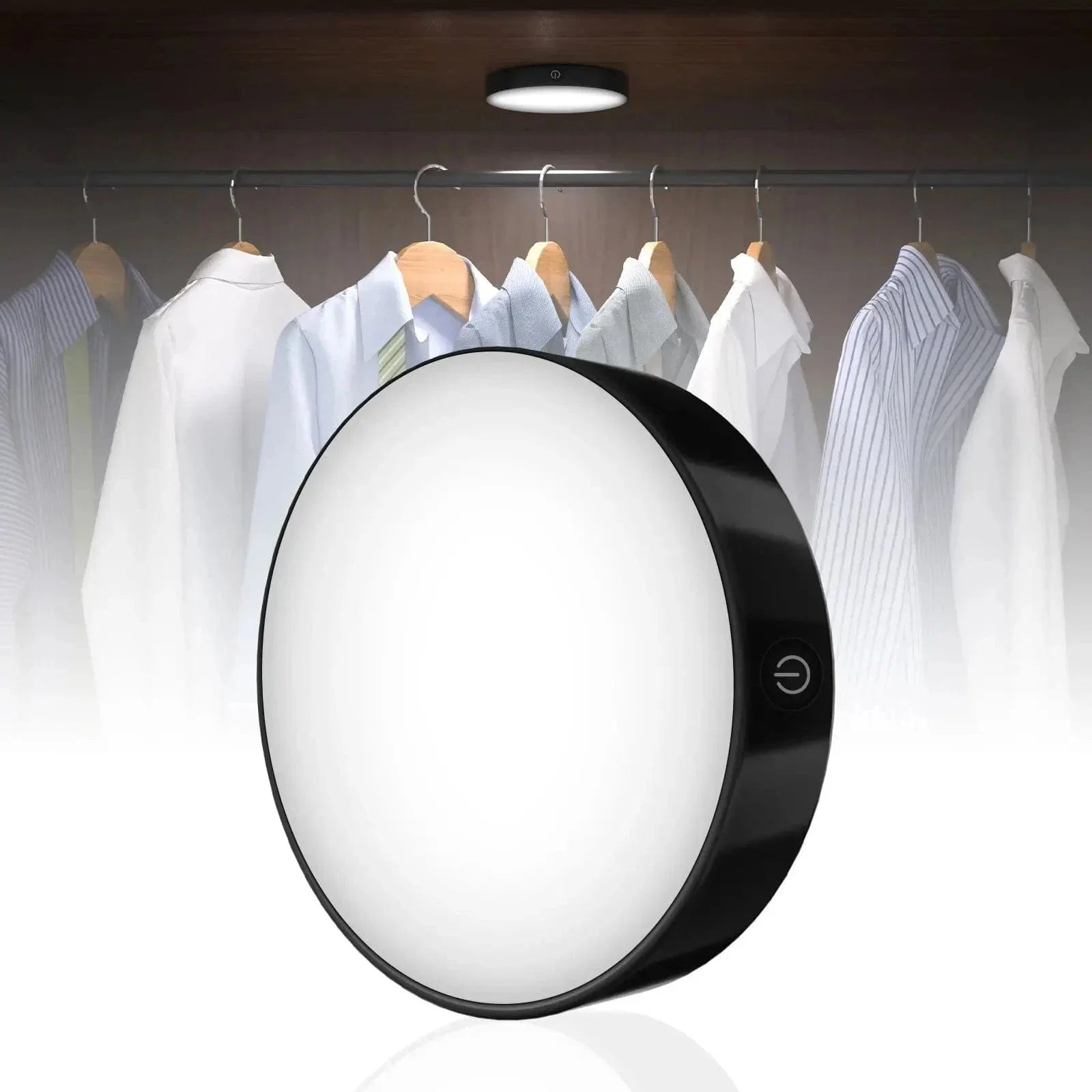 Verthara Rechargeable Touch Table Light – Dimmable – Portable - Elegant Round Design - Ideal Touch Lamp For Bedroom - Indoor Use White Light / 1 Pcs