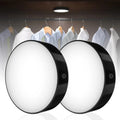 Verthara Rechargeable Touch Table Light – Dimmable – Portable - Elegant Round Design - Ideal Touch Lamp For Bedroom - Indoor Use White Light / 2 Pcs