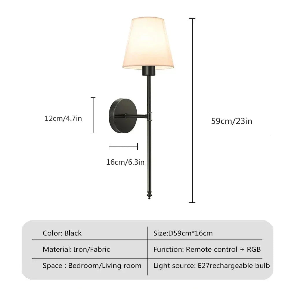 Verthara Rechargeable Wall Lights (Set of 2)