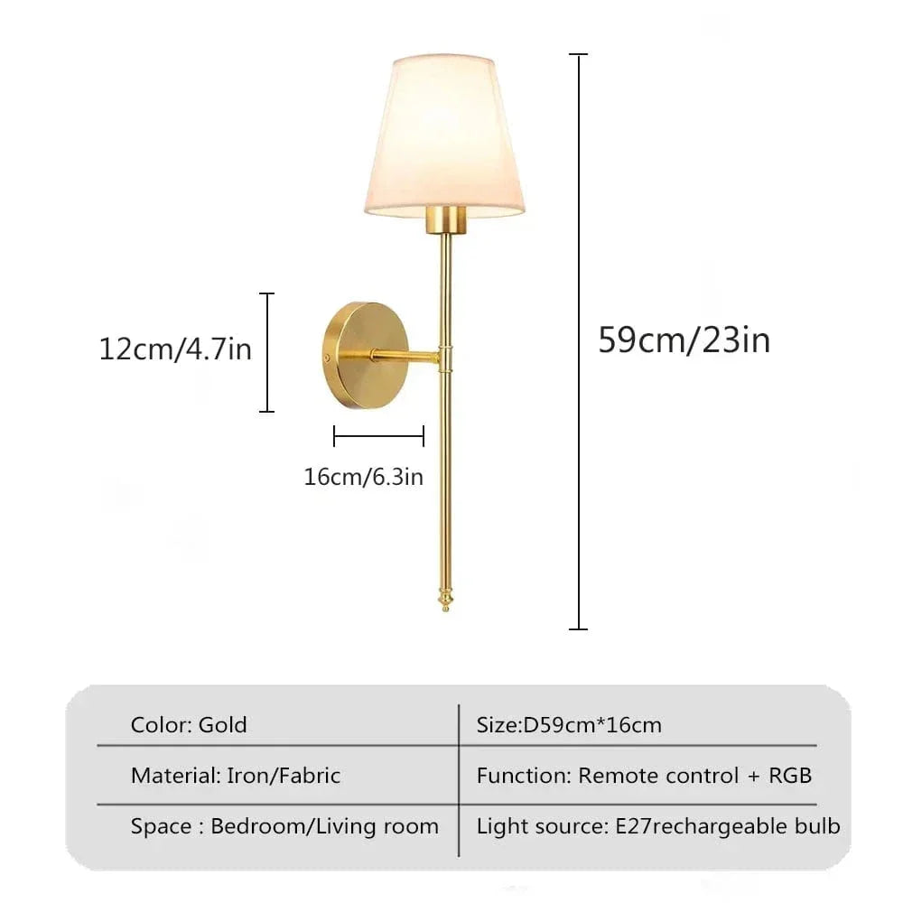 Verthara Rechargeable Wall Lights (Set of 2)