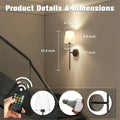 Verthara Rechargeable Wall Lights (Set of 2)