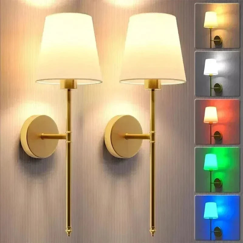 Verthara Rechargeable Wall Lights (Set of 2)