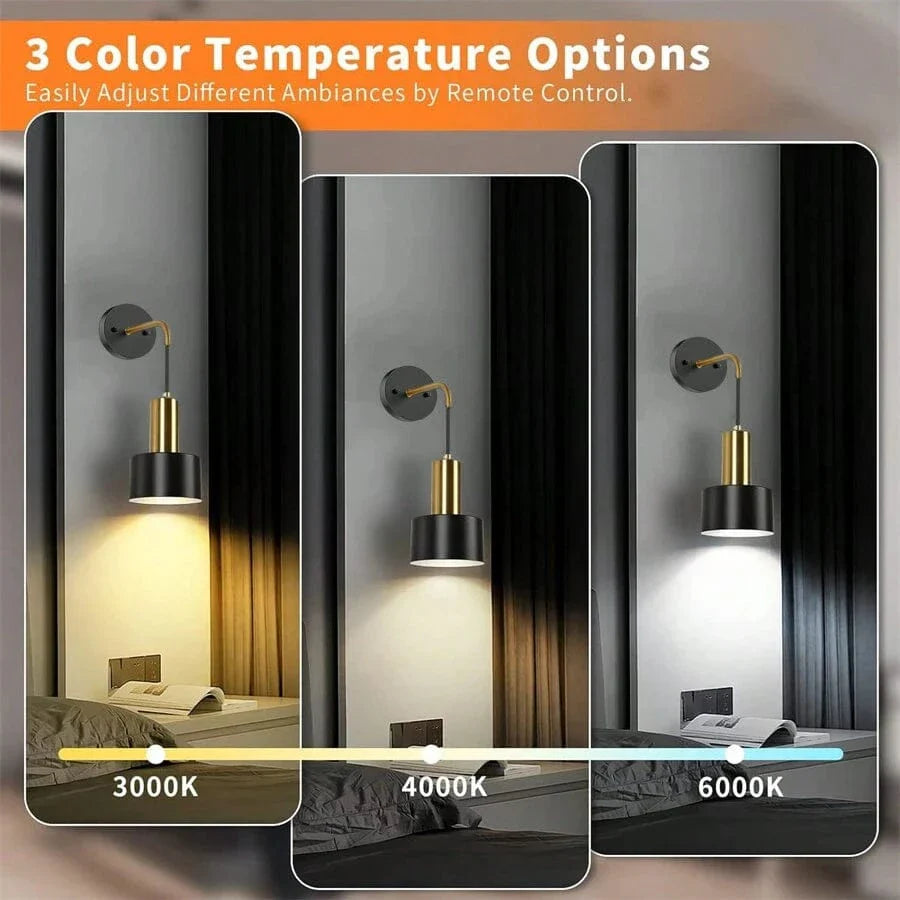 Verthara Remote Control Wall Lamp