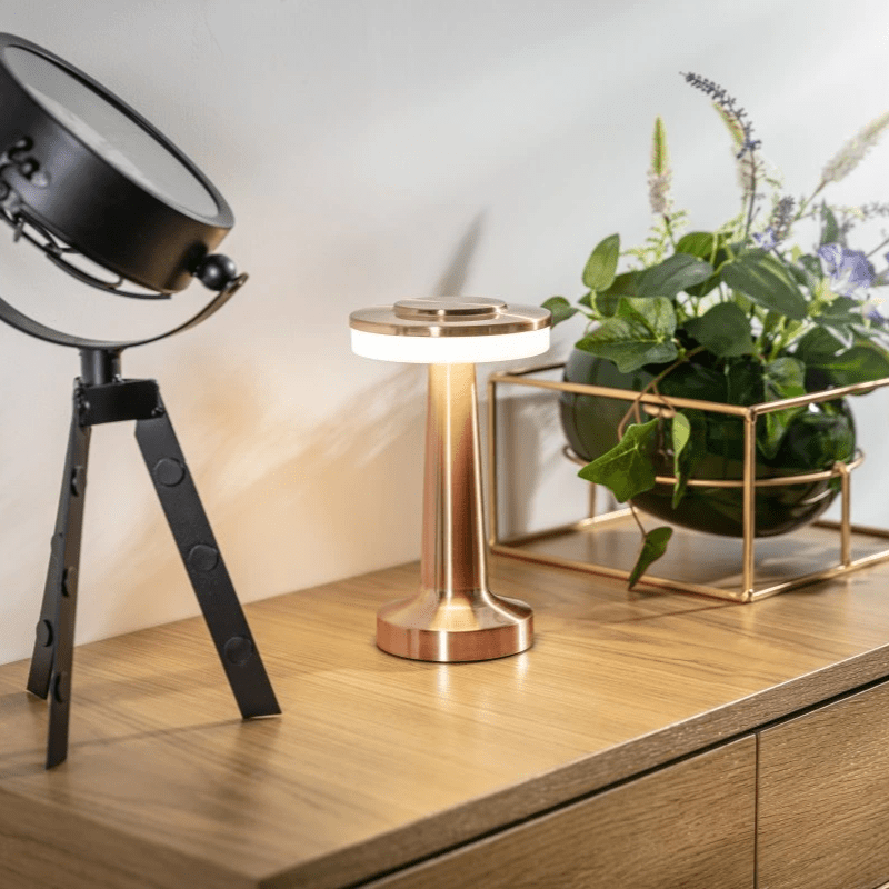 Verthara Retro Bar Rechargeable Table Lamp