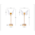 Verthara Retro LED Table Lamp With Adjustable Head – USB Connection - Dimmable - 3 Colour Temperature - Metal and Acrylic - Ideal For Living Room and Bedroom