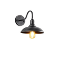 Verthara Retro LED Wall Light With E27 Socket – Waterproof - Vintage Style - Quality Wrought Iron - Multiple Colour Options - Indoor/Outdoor Use Silver