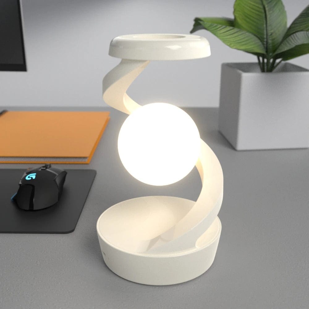 Verthara RGB Floating Effect Lamp - 15W Wireless Charger White