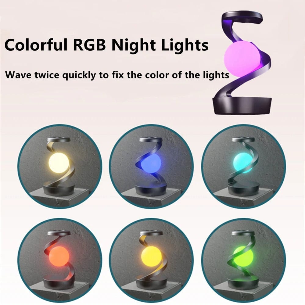 Verthara Spiral Design Glow Table Lamp