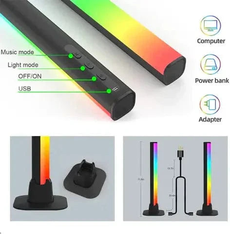 Verthara Rhythmic RGB LED Light Bars