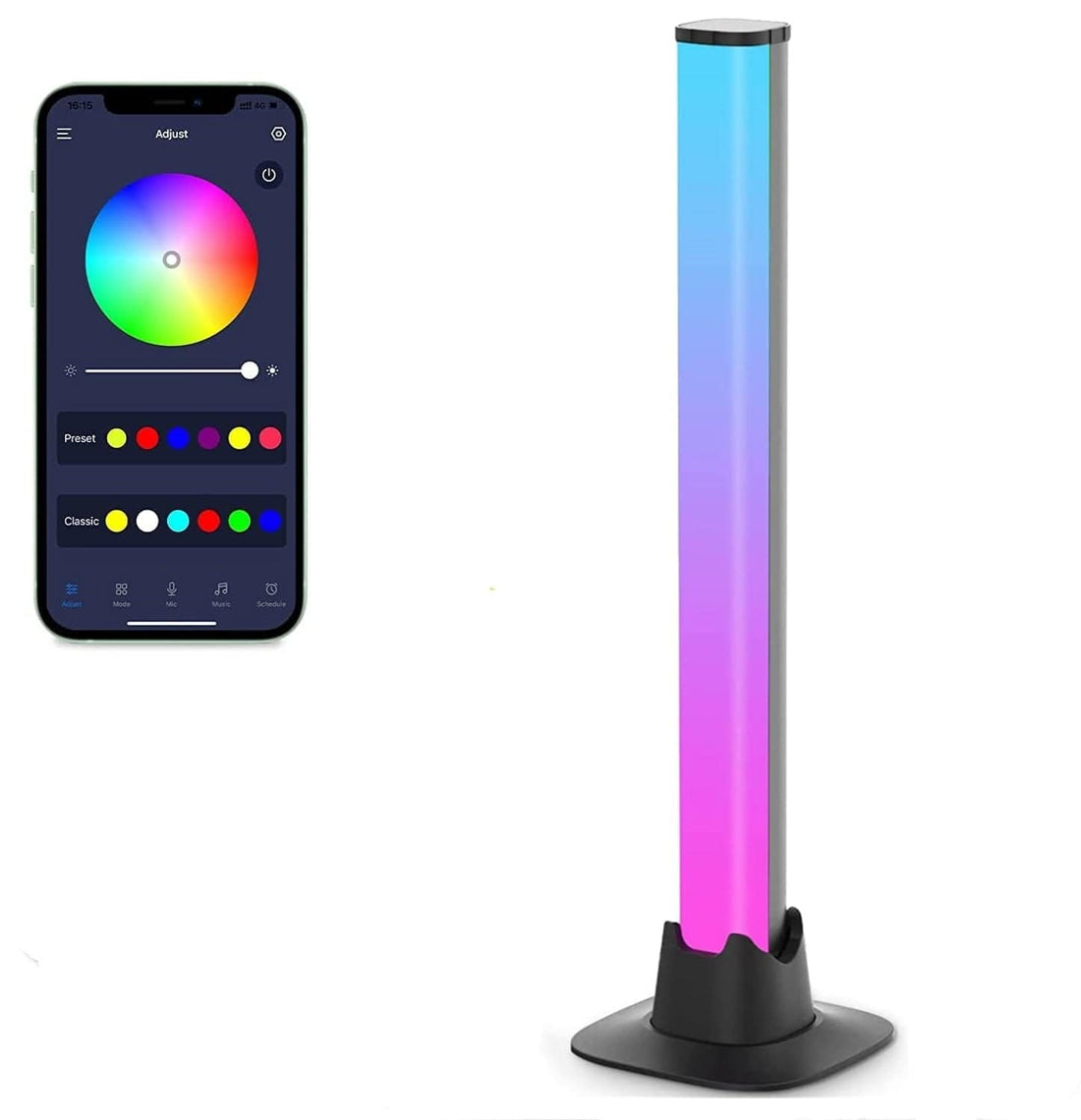 Verthara Rhythmic RGB LED Light Bars