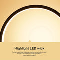 Verthara Ring Design Nightstand Lamp