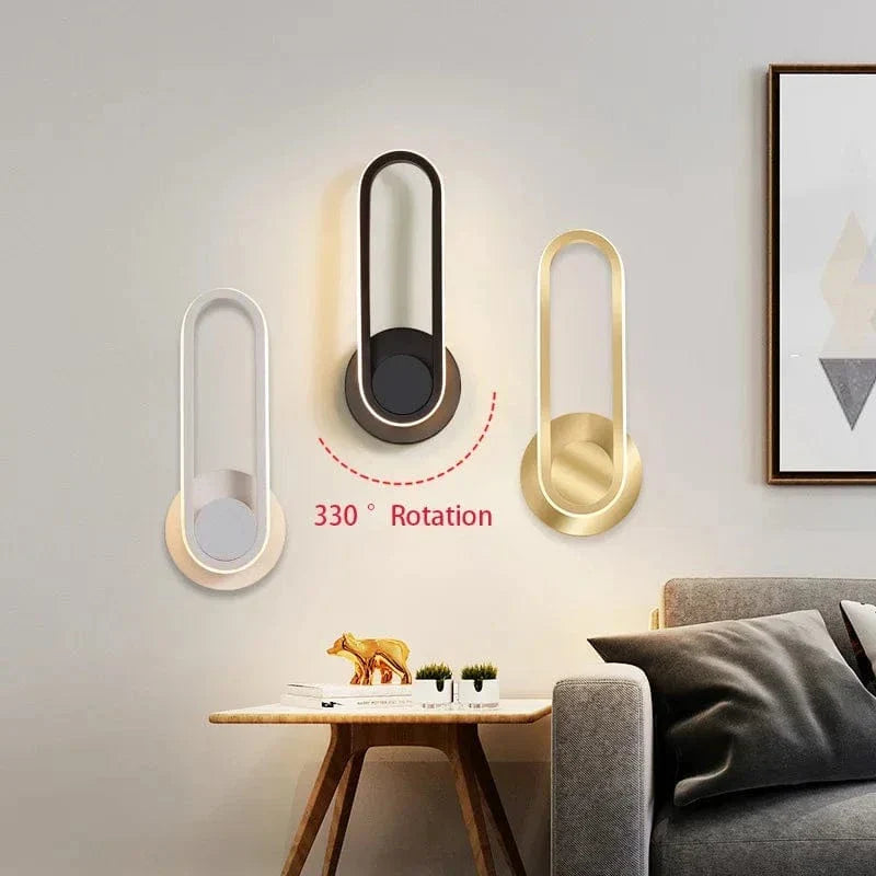 Verthara Rotatable LED Wall Light – Wall-Mounted – Adjustable - Modern Design - Indoor Use - Warm White - Energy-Efficient