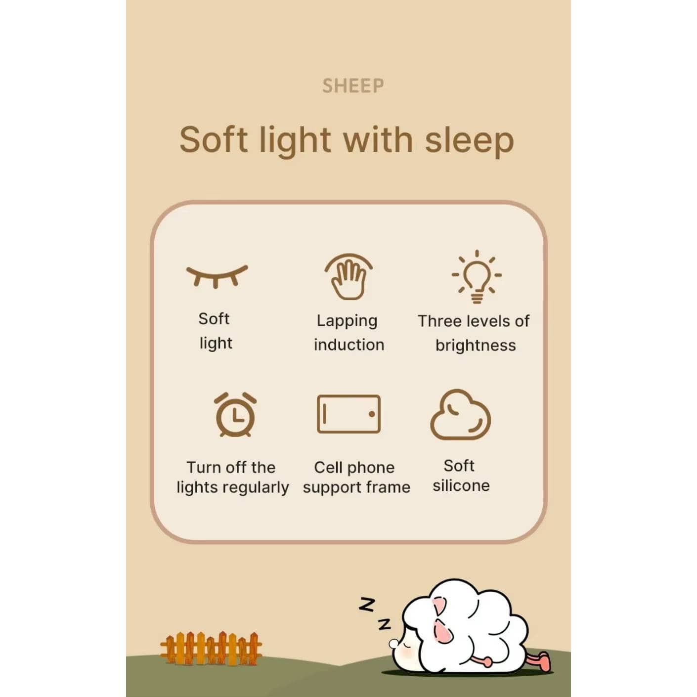 Verthara Silicone LED Night Light Animal Shape