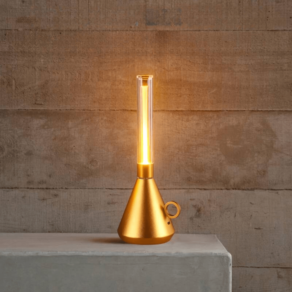 Verthara Sleek Rechargeable Table Lamps Gold