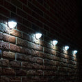 Verthara Solar Fence Light - 6 LED - Auto On/Off with Light Sensor
