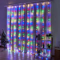 Verthara Solar LED Curtain Light - Copper Wire String Lights