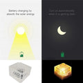 Verthara Solar LED Garden Brick Light – Waterproof – Rechargeable – Outdoor Lighting - Decorative Colour Options - Soft Ambient Illumination