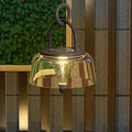 Verthara Solar LED Hanging Lantern - Waterproof - USB Rechargeable - Three Lighting Modes - Ideal For Outdoor - Garden - Patio - Camping