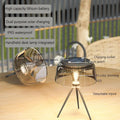 Verthara Solar LED Hanging Lantern - Waterproof - USB Rechargeable - Three Lighting Modes - Ideal For Outdoor - Garden - Patio - Camping