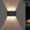 Verthara Solar LED Outdoor Wall Light – Waterproof - Auto On/Off - Warm White - Durable ABS - Easy Installation - IP65 Rated
