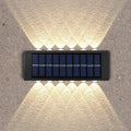 Verthara Solar LED Outdoor Wall Light – Waterproof - Auto On/Off - Warm White - Durable ABS - Easy Installation - IP65 Rated