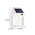 Verthara Solar LED Outdoor Wall Light With Motion Sensor – Energy-Efficient - Waterproof - Warm Light - Three Lighting Modes - Ideal For Gardens