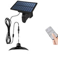 Verthara Solar LED Pendant Light With Remote Control – Waterproof - Double-Head Chandelier - Adjustable Colour Temperature - Indoor/Outdoor Use 1Head(Normal Type) / Warm White