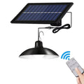 Verthara Solar LED Pendant Light With Remote Control – Waterproof - Double-Head Chandelier - Adjustable Colour Temperature - Indoor/Outdoor Use