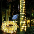 Verthara Solar LED Rope Light – Waterproof – 300 LEDs – 8 Lighting Modes – Outdoor Christmas Lights – Warm White/Colourful Options