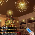 Verthara Solar LED String Lights With Copper Wire – Waterproof - Remote Control - 8 Modes - Decorative Outdoor Fairy Lights - Party - Garden Default