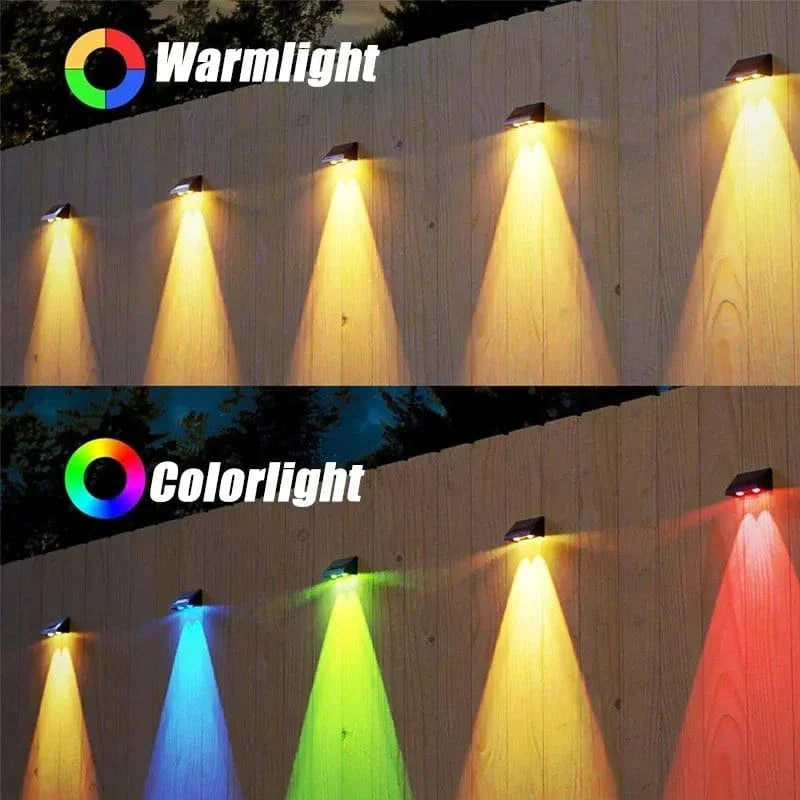 Verthara Solar Outdoor LED Wall Lamp