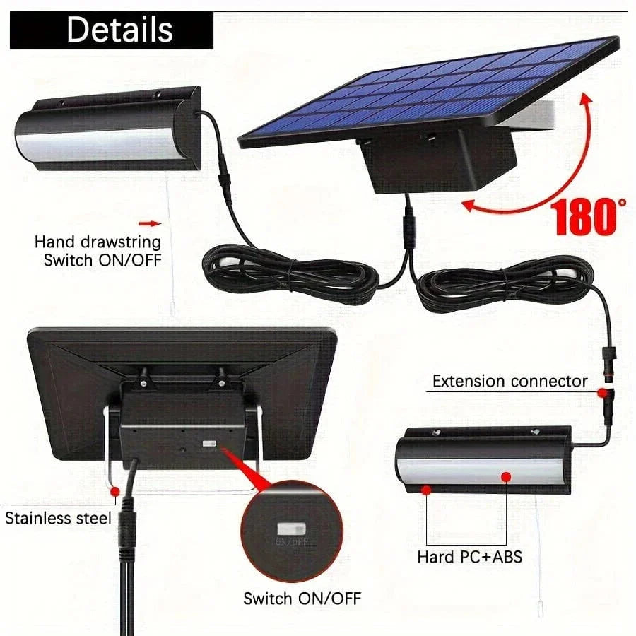 Verthara Solar Pendant Outdoor Light