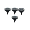 Verthara Solar Powered LED Ground Lights – In-Ground Installation – Waterproof - Durable ABS - Automatic Dusk to Dawn - Ideal for Garden and Pathway white light / 4