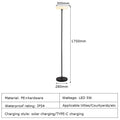 Verthara Solar Powered Outdoor Floor Lamp with Adjustable Height – IP54 Waterproof Garden Light for Patios and Pools
