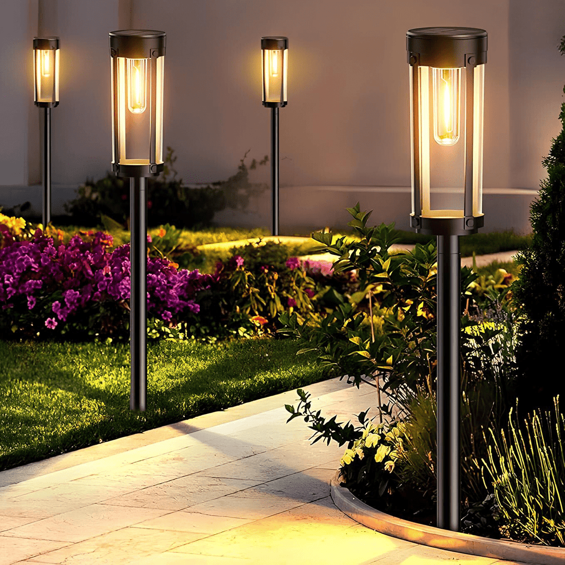 Verthara Solar-Powered Waterproof Garden Torch