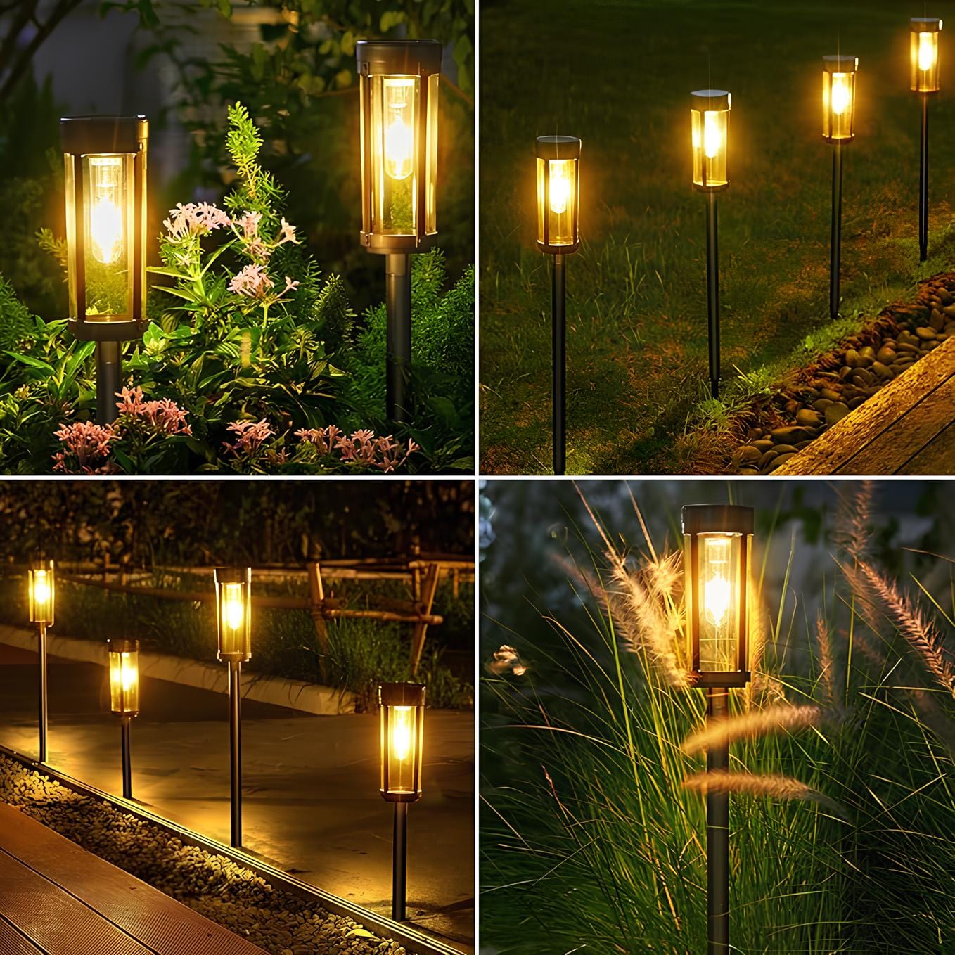 Verthara Solar-Powered Waterproof Garden Torch