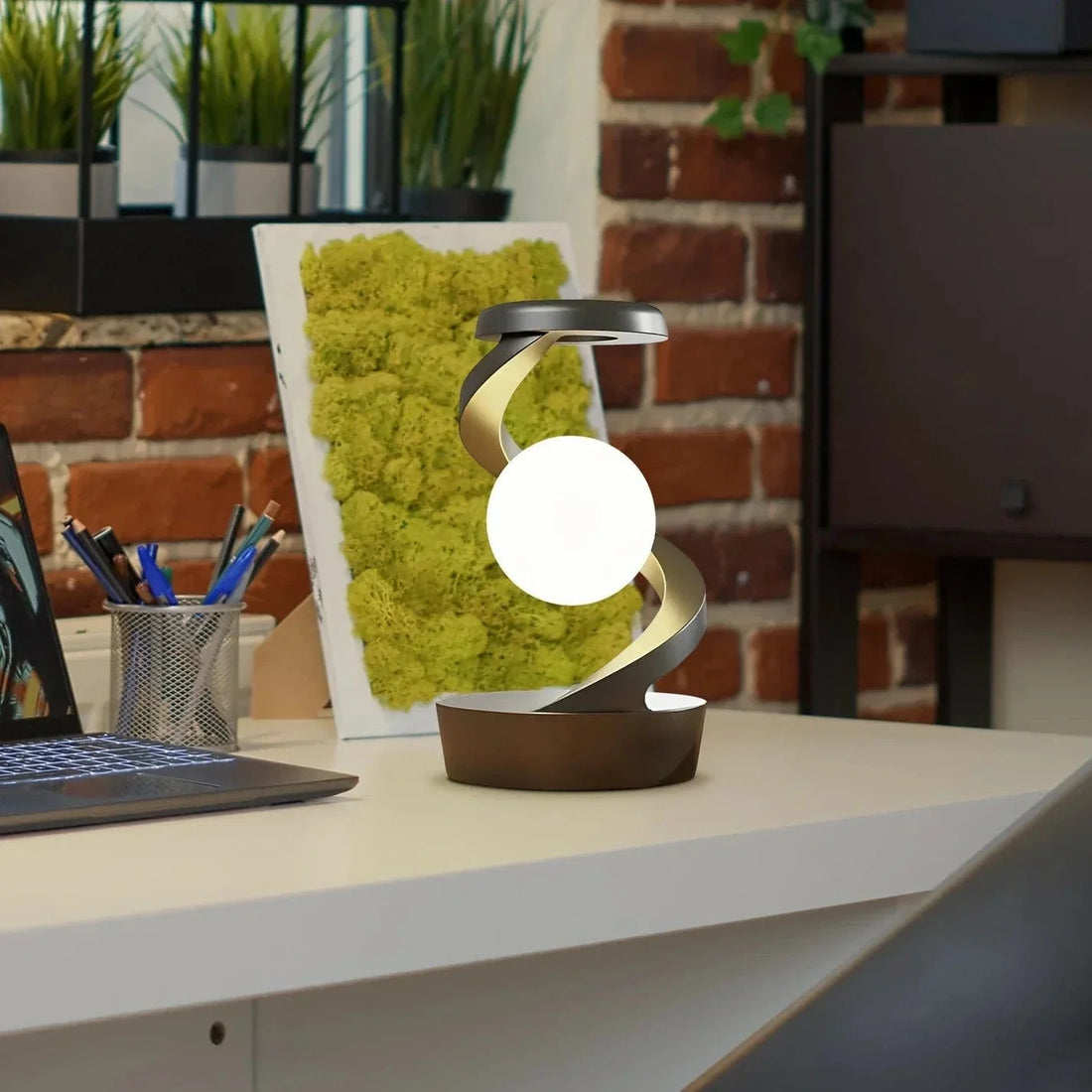 Verthara Spiral Design Glow Table Lamp