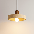 Verthara Stone Pendant Lamp Walnut C / Cold light 6000K