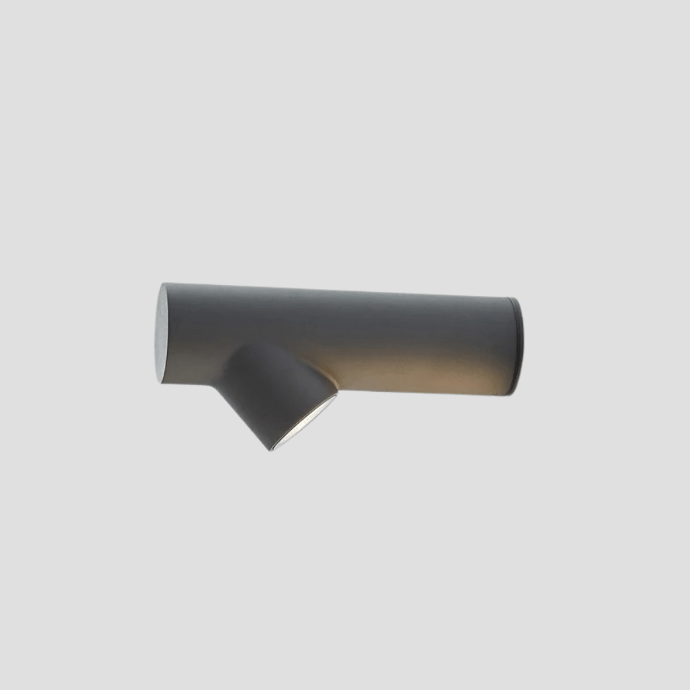 Verthara Stylish LED Wall Sconce - Durable Aluminum Outdoor Wall Lights in Black, Grey, and White for Indoor and Bathroom Use Cool White / Gray