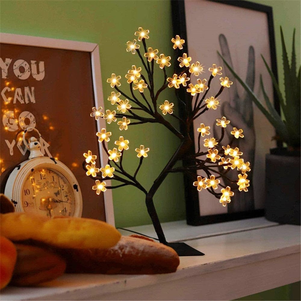 Verthara The LED Flower Tree Table Lamp