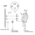 Verthara Triple Curved LED Wall Light