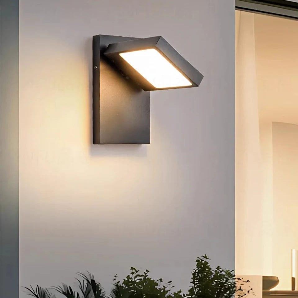 Verthara Ultra-Bright Waterproof Outdoor Wall Light – IP65 Rated Exterior Wall Lantern for Garden, Balcony, and Patio Cool White / C