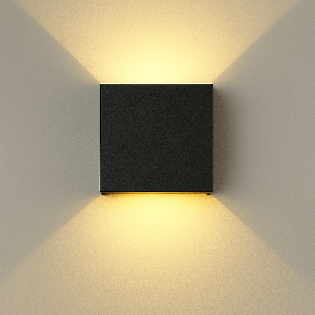 Verthara Up and Down LED Wall Lamp Matte Black / Warm White