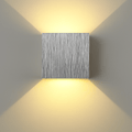 Verthara Up and Down LED Wall Lamp Brushed Silver / Warm White
