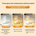 Verthara USB Rechargeable LED Book Light With Clip - Dimmable - 3 Colour Temperature Modes - 360° Flexible Neck - Eye Protection - Portable Design Default