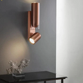Verthara Vintage Glass Wall Sconce with Rotatable Design for Indoor Bedroom and Aisle Lighting – Available in Black, Rose Gold, Coppery