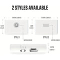 Verthara Wireless LED Motion Sensor Night Light With Magnetic Mount – Rechargeable - Warm White - Indoor Use - Long Battery Life - Smart Control