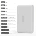 Verthara Wireless LED Motion Sensor Night Light With Magnetic Mount – Rechargeable - Warm White - Indoor Use - Long Battery Life - Smart Control Flat induction